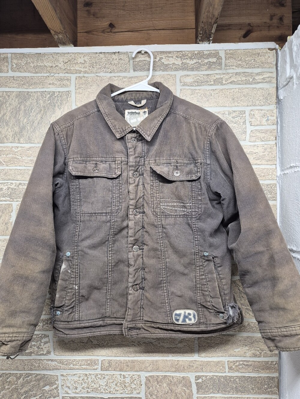 Men's Brown Corduroy Work Jacket - Timberland